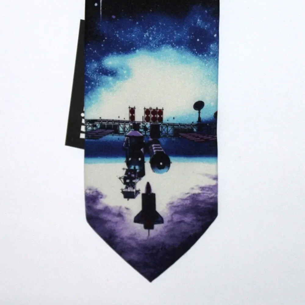 NASA Necktie International Space Station Wild Ties NEW space cosmos